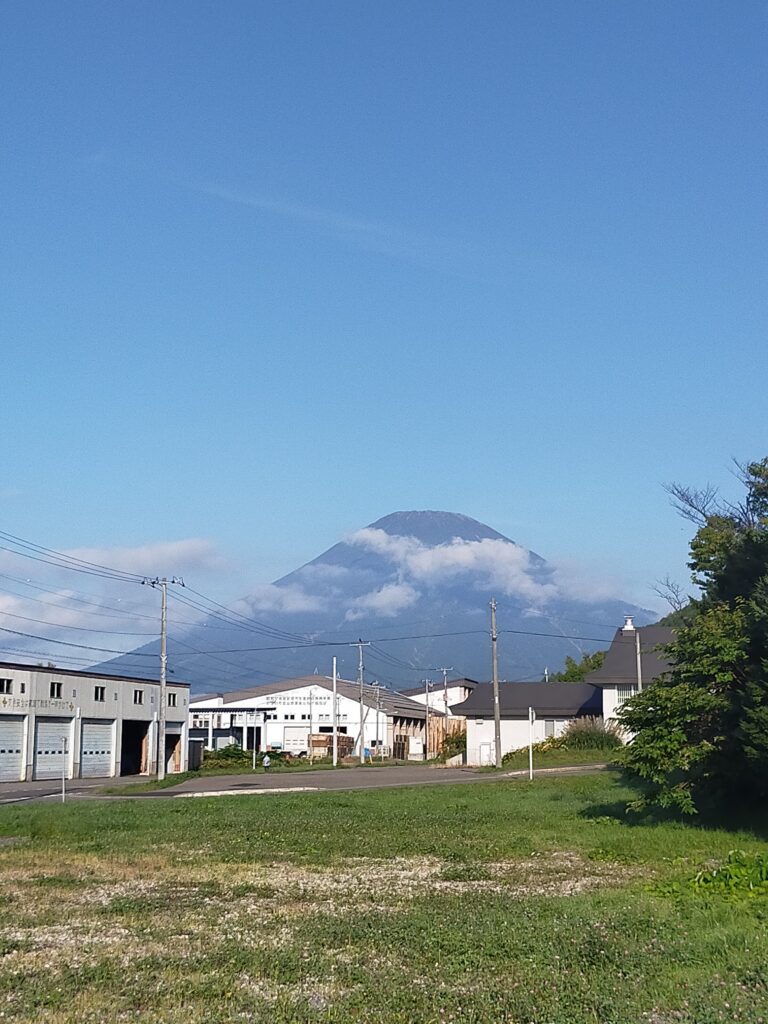 喜茂別町から見る羊蹄山の画像